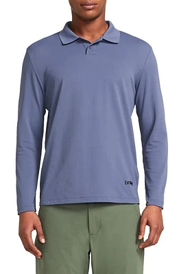 BRADY Zero Hydro Long Sleeve Polo Storm at Nordstrom,