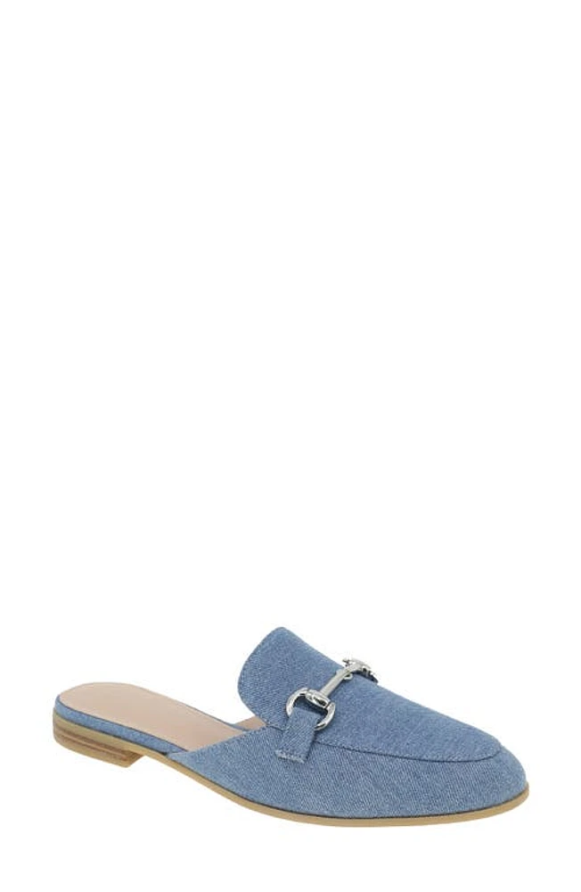 bcbg Zorie Bit Mule Denim at Nordstrom,