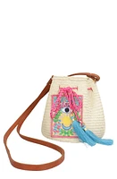 MERCEDES SALAZAR Pure Magic Angi Raffia Handbag in Pink at Nordstrom