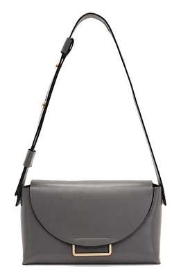 AllSaints Celeste Leather Crossbody Bag in Slate Grey at Nordstrom