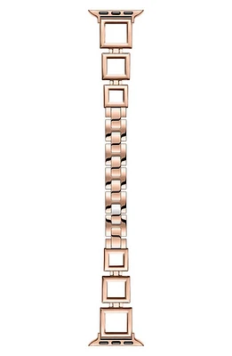 The Posh Tech Journey Stainless Steel Apple Watch Watchband in Rose Gold at Nordstrom