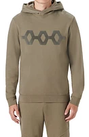 Bugatchi Comfort Organic Cotton Hoodie Olive at Nordstrom,