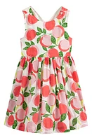 Mini Boden Kids' Cross Back Sundress Ivory Peaches at Nordstrom,