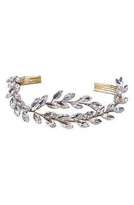 Brides & Hairpins Adara Crystal Halo Comb in Gold at Nordstrom