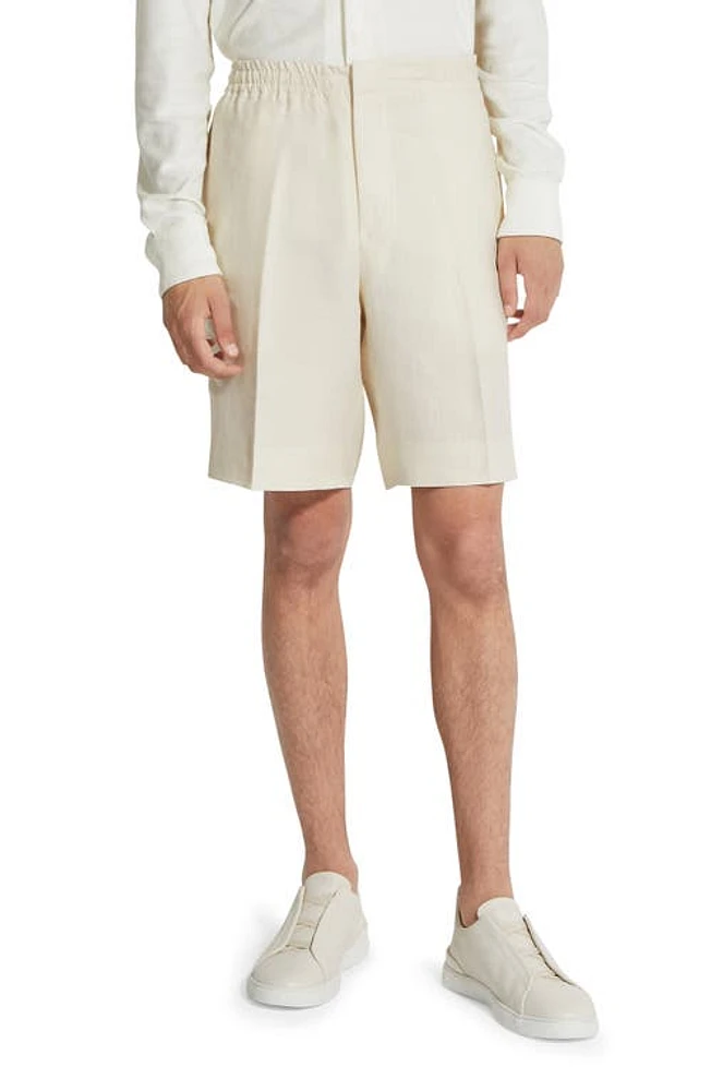 ZEGNA Oasi Linen Shorts Calcare at Nordstrom, Us