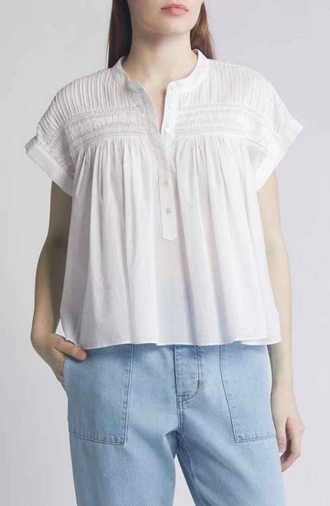 XÍRENA Louelle Cotton Top White at Nordstrom,