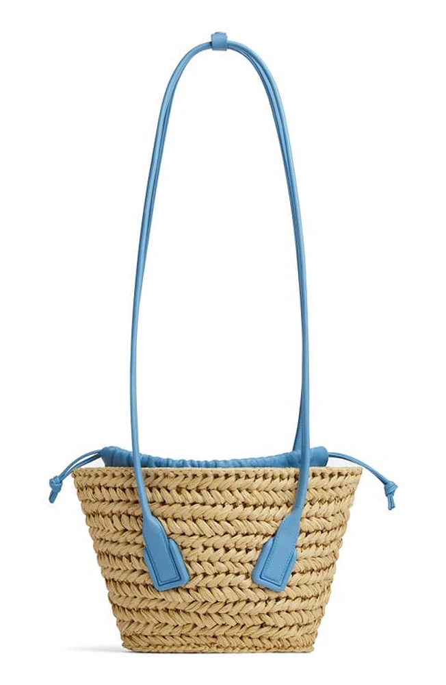 Bottega Veneta Arco Woven Raffia Basket Bag in Natural Windswept at Nordstrom