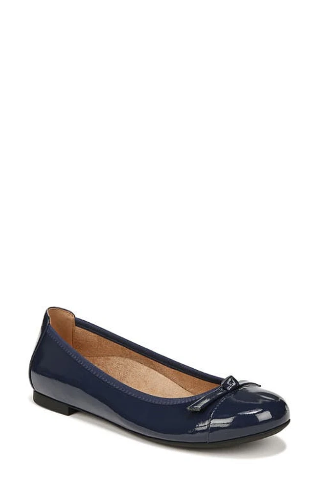 Vionic Amorie Cap Toe Ballet Flat Navy at Nordstrom,