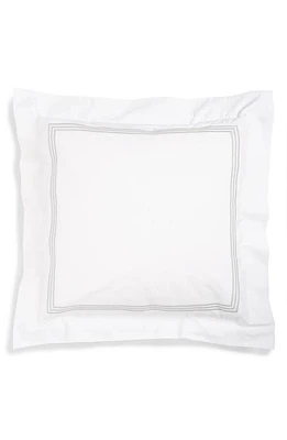 Matouk Bel Tempo Euro Sham in Silver at Nordstrom