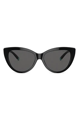 Tiffany & Co. 56mm Cat Eye Sunglasses in Black at Nordstrom