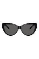 Tiffany & Co. 56mm Cat Eye Sunglasses in Black at Nordstrom