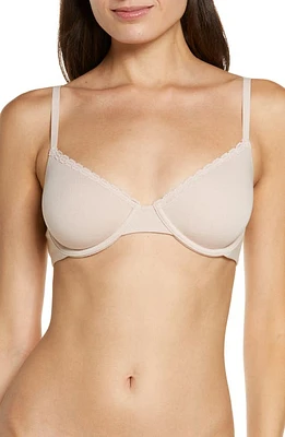 Skarlett Blue Adorned Cotton Blend Underwire Bra at Nordstrom,