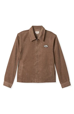 Brixton Utopia Lightweight Corduroy Jacket Twig at Nordstrom,