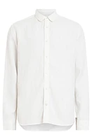 AllSaints Laguna Relaxed Fit Long Sleeve Button-Up Shirt at Nordstrom,