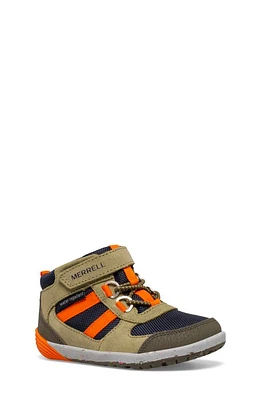 Merrell Bare Steps Ridge Jr. Boot in Olive/Navy/Orange at Nordstrom, Size 5 M