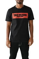 True Religion Brand Jeans Embossed Arch Graphic T-Shirt Jet Black at Nordstrom,