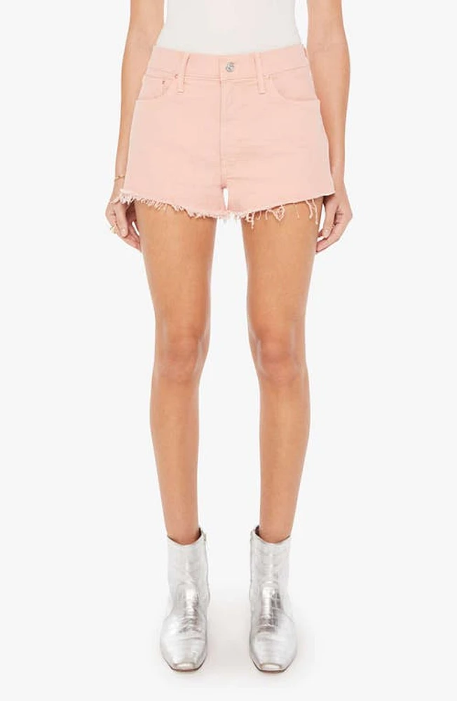 MOTHER The Dodger Frayed Denim Shorts at Nordstrom,