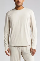 zella Restore Soft Performance Long Sleeve T-Shirt Melange at Nordstrom,