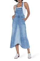 Wash Lab Denim Pieced Mixed Jumper at Nordstrom,