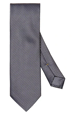 Eton Semisolid Silk Tie in Dark Blue at Nordstrom