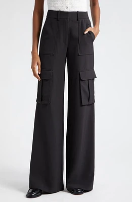 Veronica Beard Saul Cargo Pants in Black at Nordstrom, Size 8