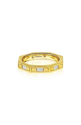 ManLuu Doudou Diamond Band Ring in Yellow Gold at Nordstrom, Size 7