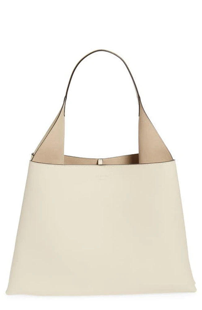 Ree Projects Large Clare Pebbled Leather Tote in Beige at Nordstrom