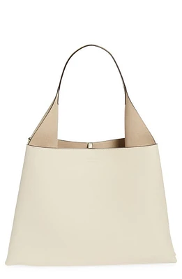 Ree Projects Large Clare Pebbled Leather Tote in Beige at Nordstrom