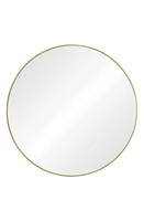 Renwil Grady Round Mirror in Satin Brass at Nordstrom