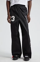 Off-White Natlover Varsity Track Pants Black White at Nordstrom,