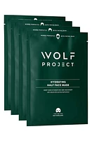 Wolf Project 4-Pack Hydrating Face Sheet Masks in Green at Nordstrom