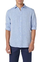 Bugatchi Axel Linen Button-Up Shirt at Nordstrom,