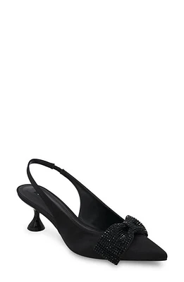 bcbg Archie Pointed Toe Slingback Pump Black at Nordstrom,