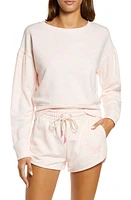 UGG(r) Tenley Crewneck Lounge Sweatshirt Nimbus Neon Melange at Nordstrom,