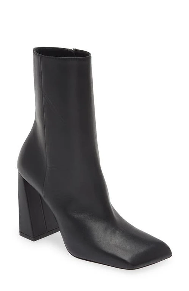 Amina Muaddi Marine Square Toe Bootie in Black at Nordstrom, Size 5Us