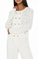 Milly Bubble Pointelle Stitch Jacket at Nordstrom,