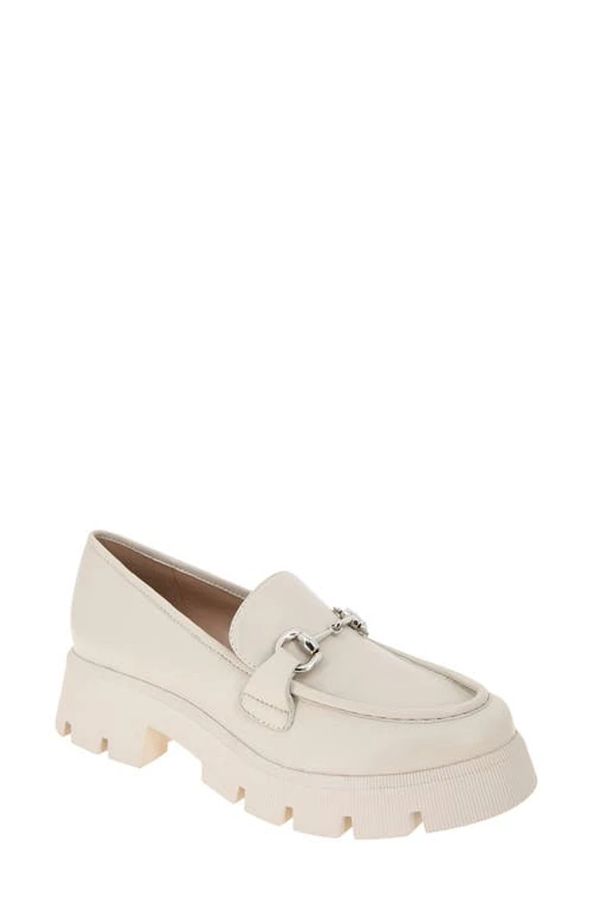 bcbg Raylin Lug Sole Loafer Stone at Nordstrom,