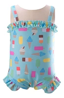 Rachel Riley Kids' Ice Lolly Swimsuit Aqua at Nordstrom, M