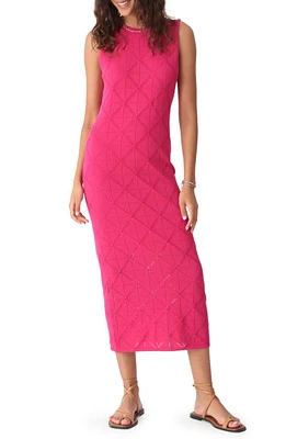 Electric & Rose Rhonda Cotton Midi Tank Dress Rasberry at Nordstrom,