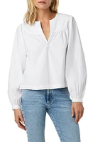 Joe's The Suzie Cotton Popover Shirt Optic White at Nordstrom,