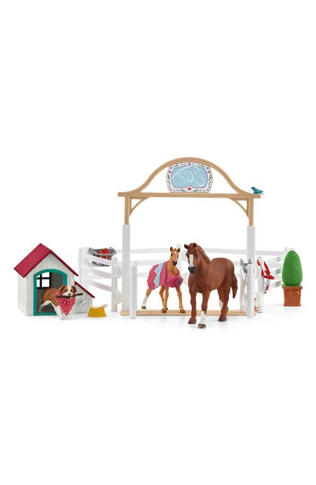 Schleich Horse Club Hannah's Guest House 20-Piece Playset in Multi at Nordstrom