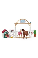 Schleich Horse Club Hannah's Guest House 20-Piece Playset in Multi at Nordstrom