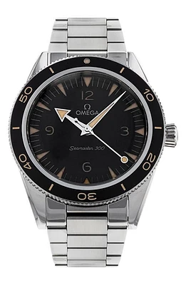 Watchfinder & Co. Omega Preowned Seamaster 300 Bracelet Watch, 41mm in Black at Nordstrom