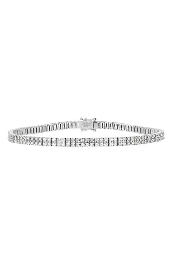 Bony Levy Diamond Tennis Bracelet in 18K White Gold at Nordstrom, Size 7