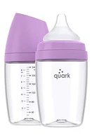 Quark 2-Pack BuubiBottle MAX 8-Ounce Baby Bottles in Proton Purple at Nordstrom