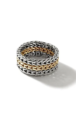 John Hardy Classic Chain Band Ring in Silver at Nordstrom