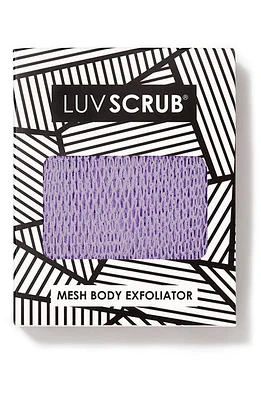 LUV SCRUB Mesh Body Exfoliator in Luvender at Nordstrom