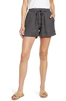 Parachute Linen Lounge Shorts in Coal at Nordstrom, Size X-Small