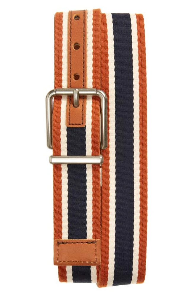 Shinola Reversible Webbed Belt Brandstrip at Nordstrom,