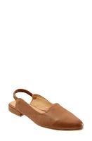 Bueno Indie Slingback Pointed Toe Flat Walnut at Nordstrom,